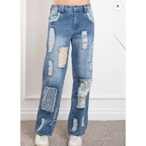 Bluevelvet Patchwork Jeans